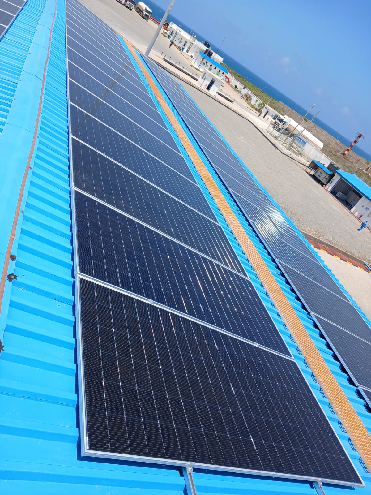 50.43 kWp Grid-Tied Solar PV Plant at Lake Energies LPG plant, Vipingo Kilifi