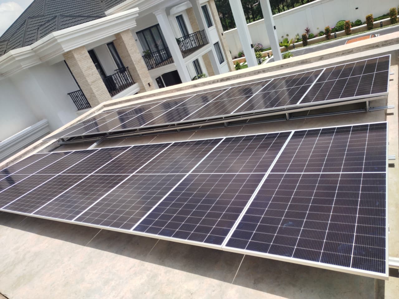 Inverter and battery bank installation at Waithaka Residence
