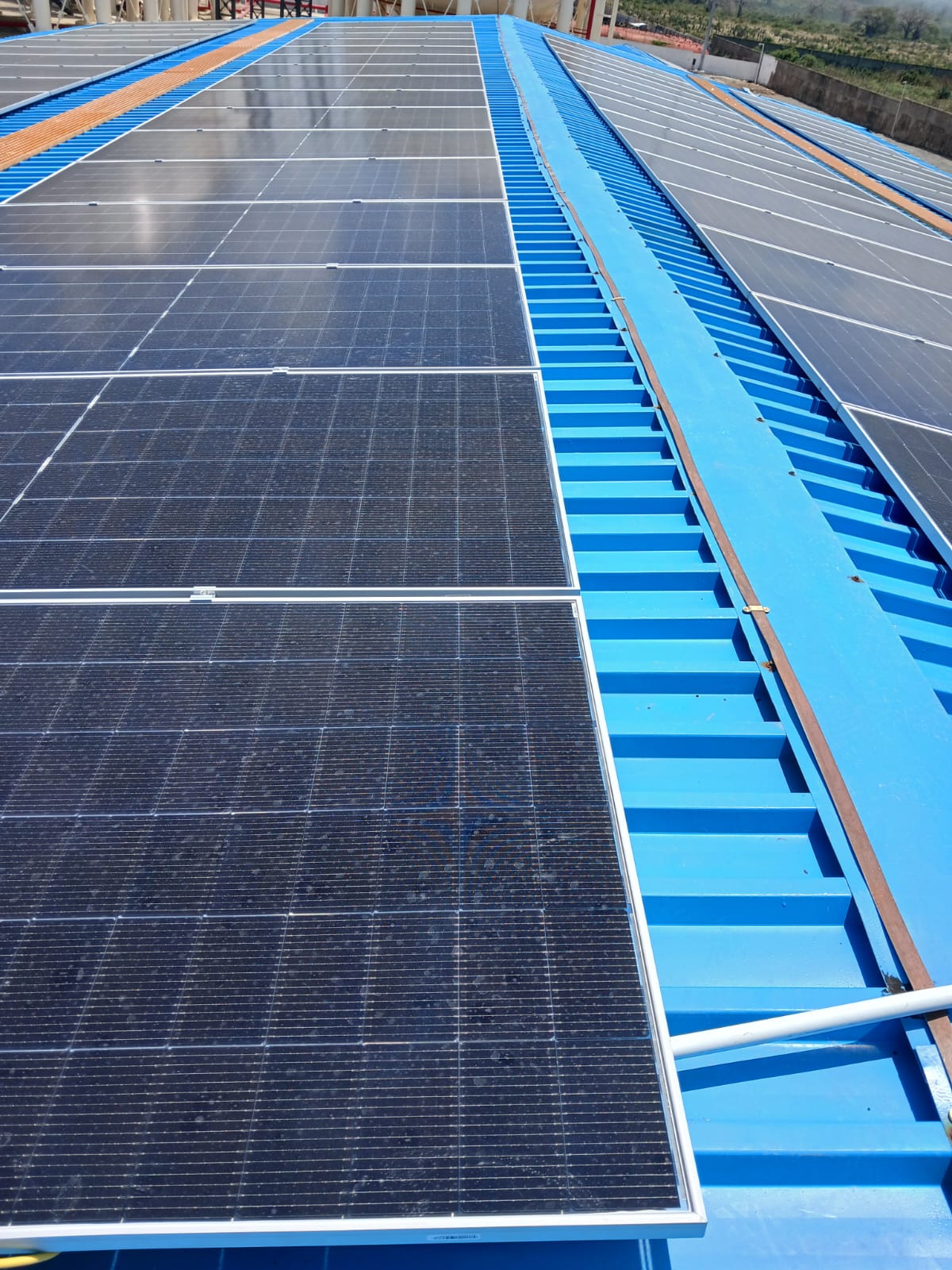 Solar PV modules at Lake Energies Vipingo Kilifi