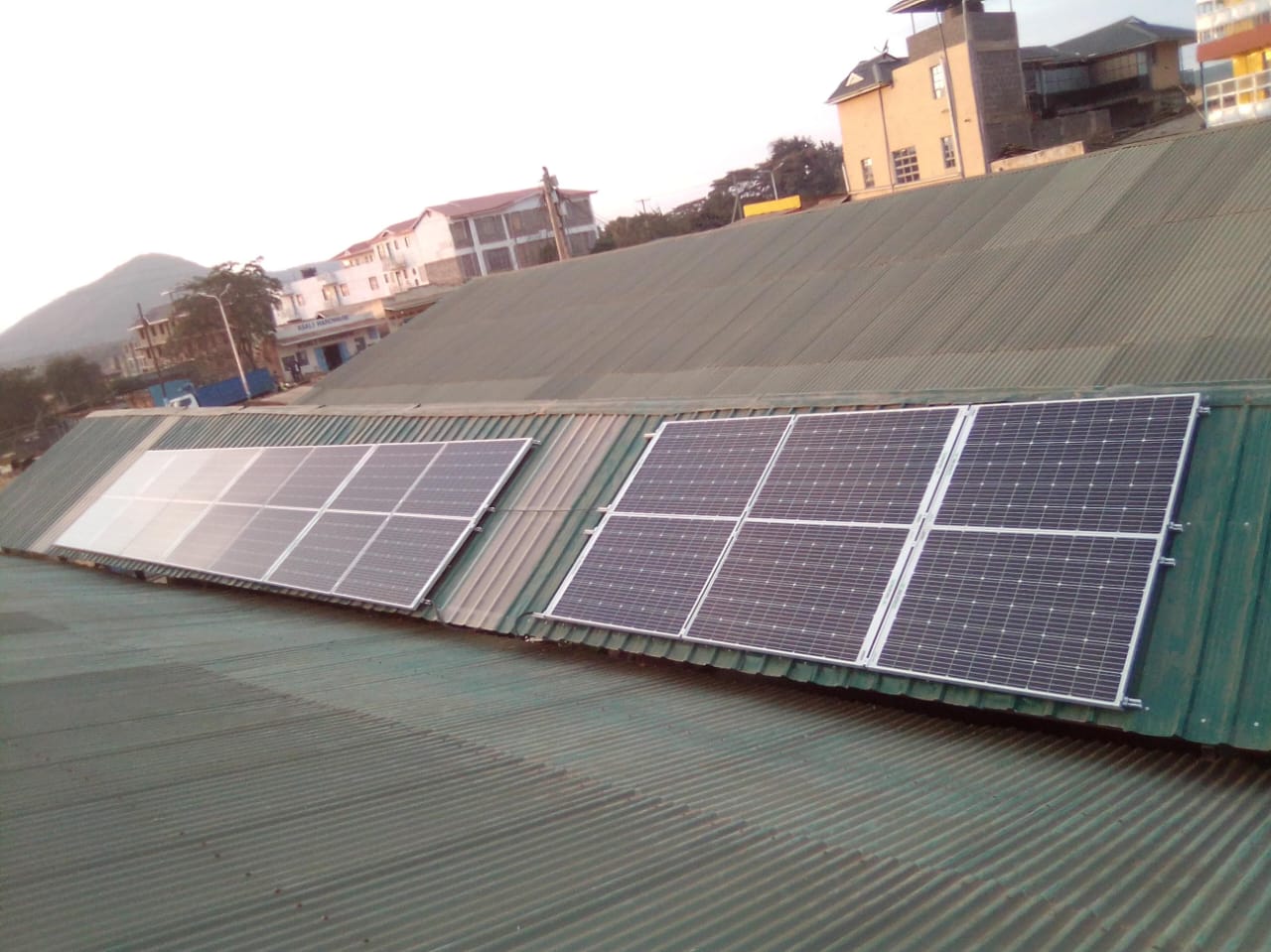Completed Wote Solarization project with 5 kWp solar and battery backup